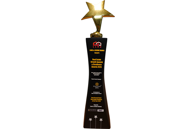 Best Second Home Real Estate Company of the Year 2025 trophy